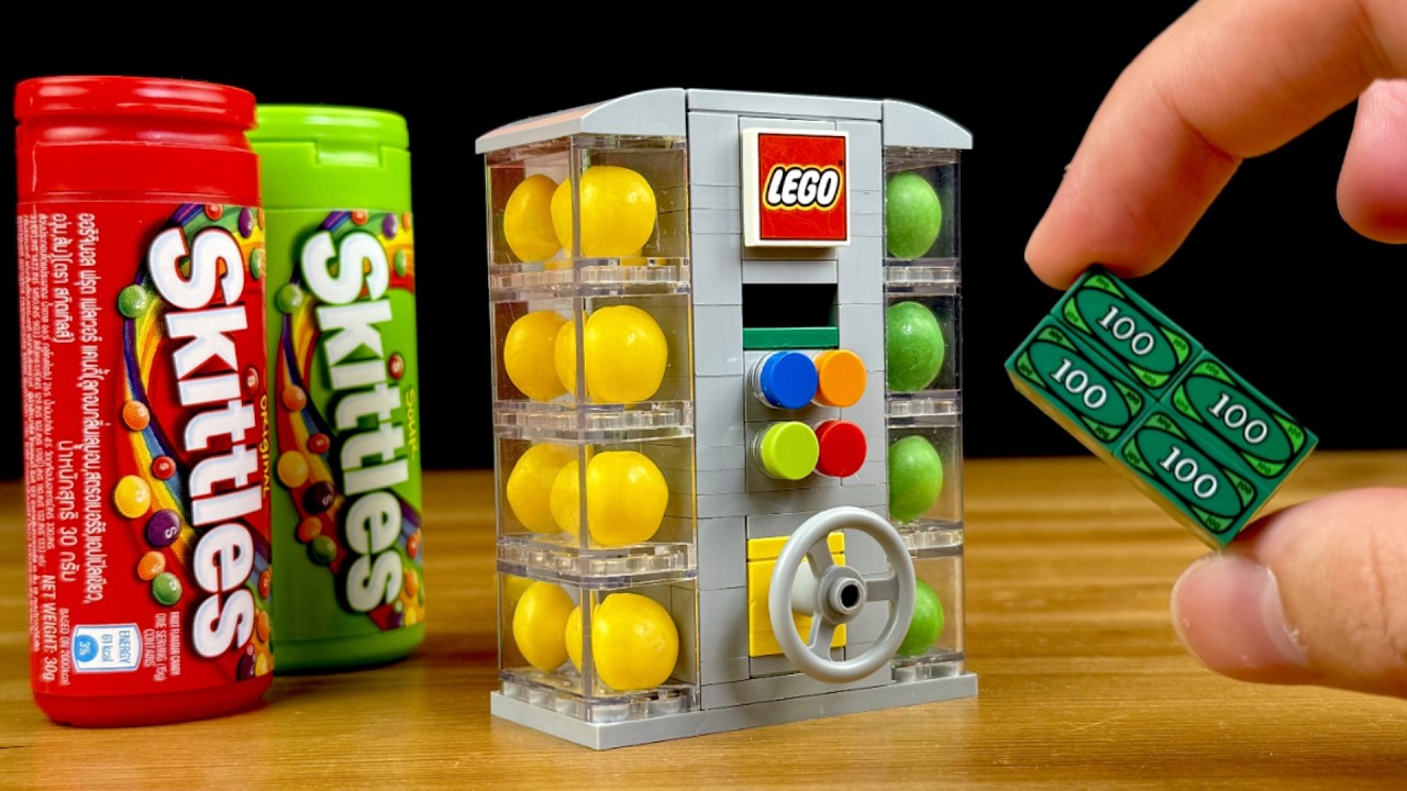 I built a Tiny LEGO Vending Machines That Works