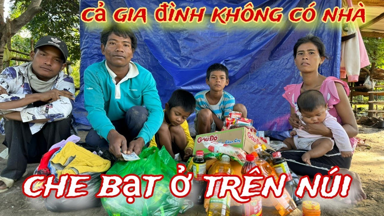 ĐÁNG THƯƠNG cả gia đình cất CĂN CHÒI sống ẨN CƯ trên núi /84