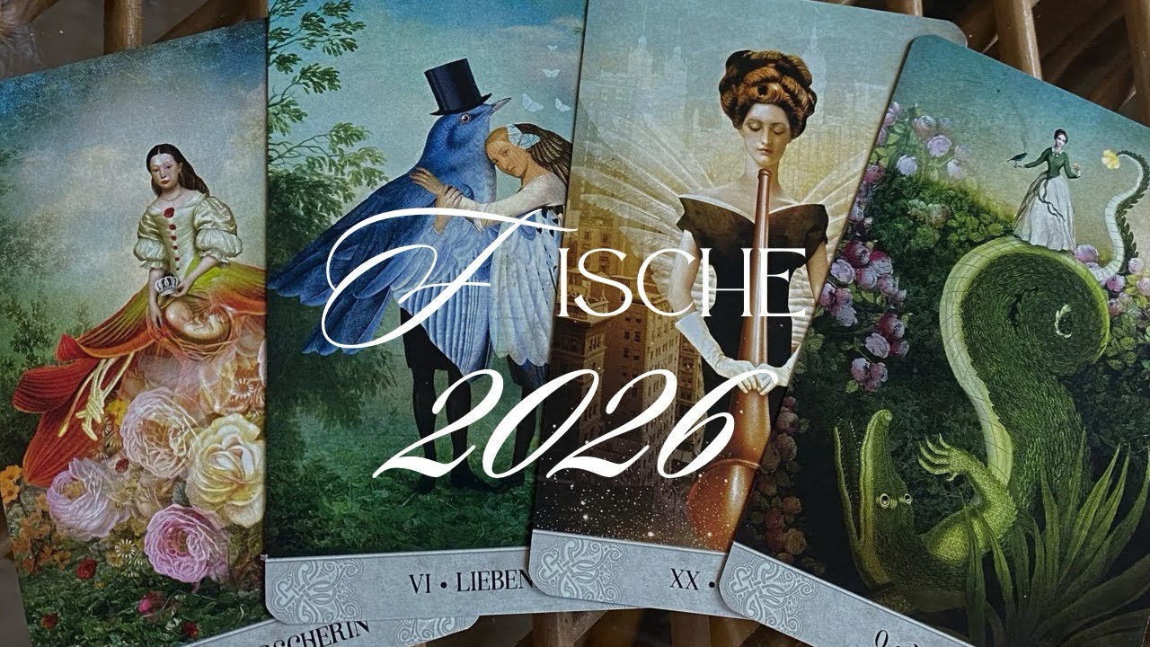 Jahresreading Fische 2026✨🩷 Du kommst in deine Kraft! #kartenlegen #sternzeichen #fische #tarot