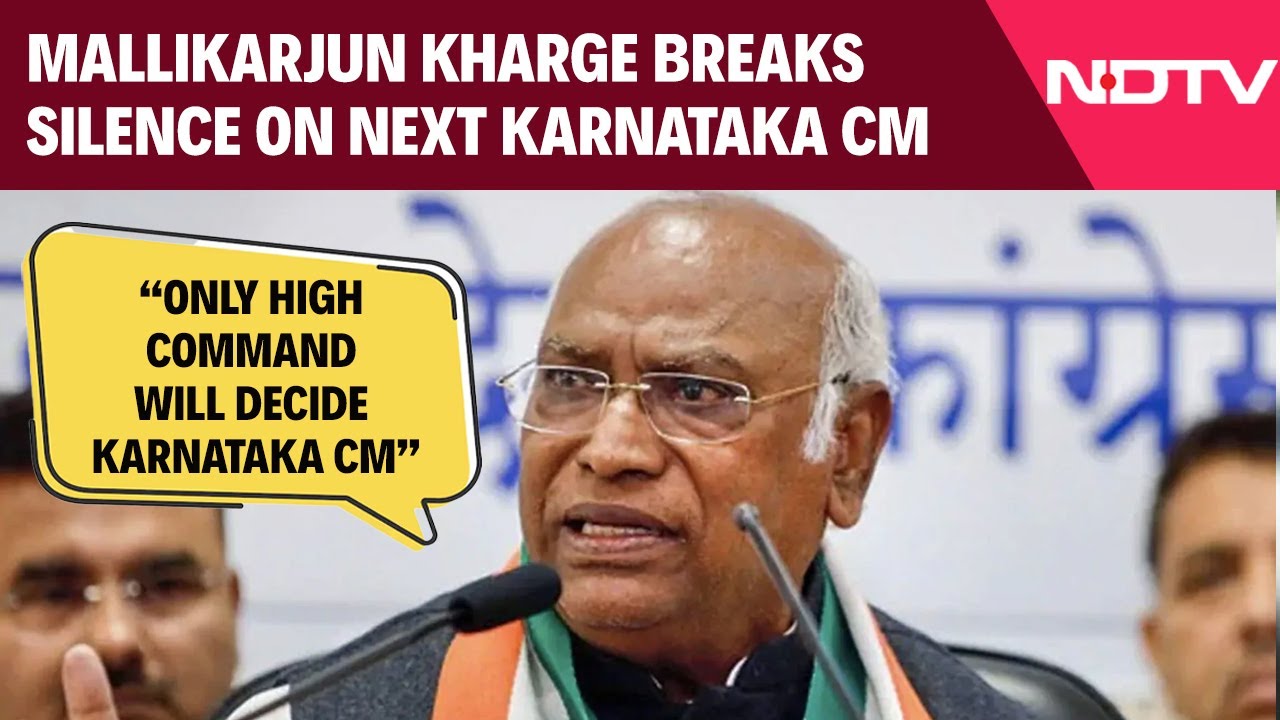 Karnataka CM Post | 'Only High Command Will Decide Karnataka CM': Mallikarjun Kharge Breaks Silence