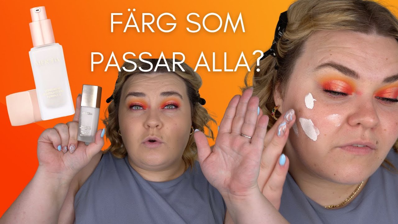 TESTAR MERODA, TIKTOK VIRALA FÄRGÄNDRANDE FOUNDATION