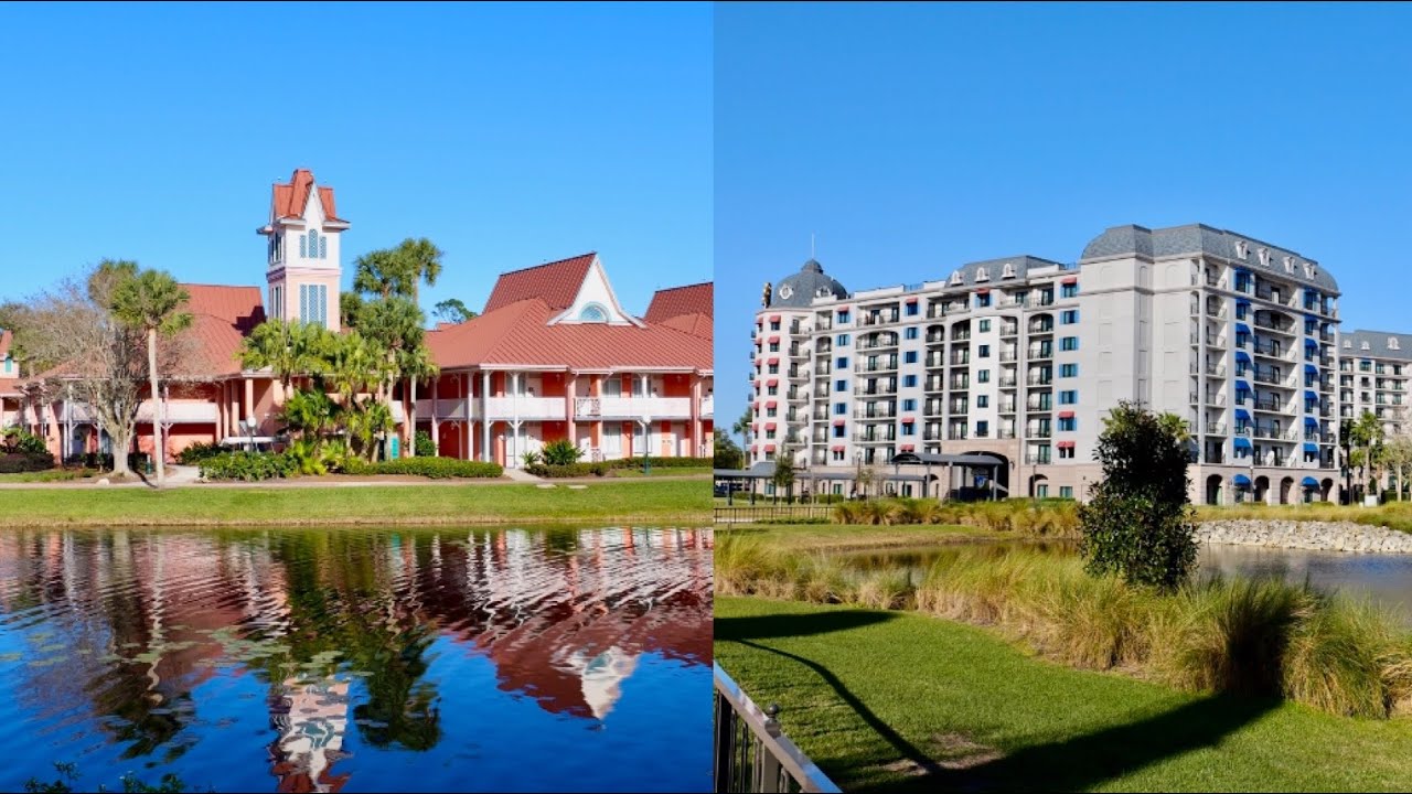 Walking from Disney's Caribbean Beach to Disney's Riviera Resort in 4K | Walt Disney World 2024