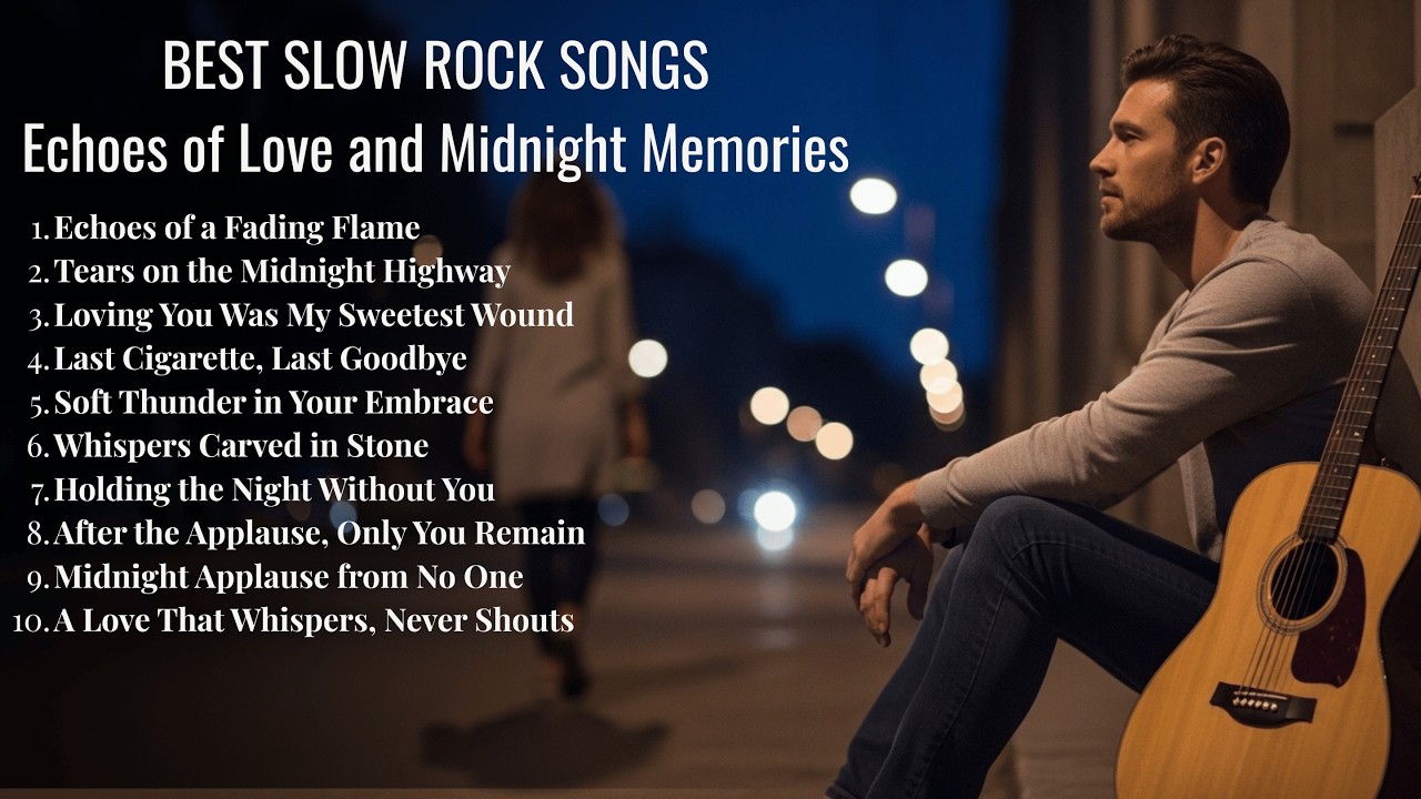 Slow Rock Songs for Midnight — Echoes of a Fading Flame | Emotional Night Memories