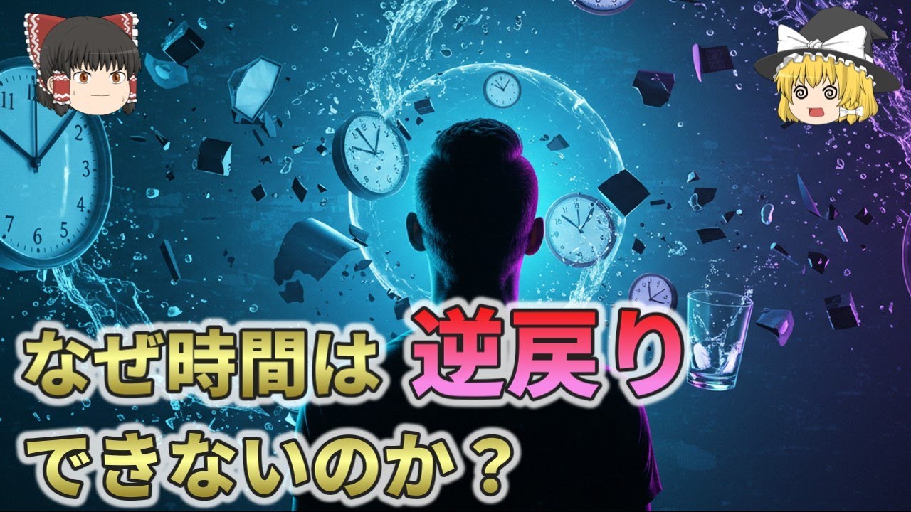 【残酷すぎる現実】なぜ時間の&rdquo;逆戻り&rdquo;はできないのか？【ゆっくり解説】