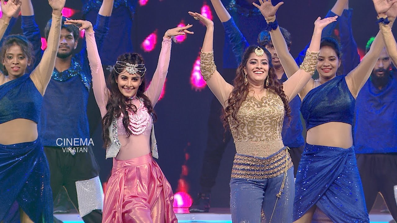 Pretty Double Stars | Varalakshmi**Isha Talwar Performing | VIKATAN AWARDS 2016