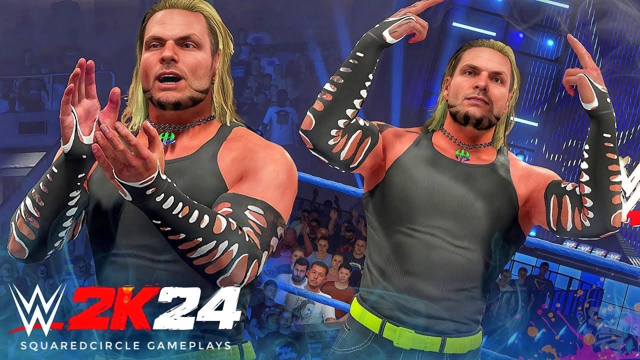 WWE 2K24 Джефф Харди 2009 с No More Words & GFX Pack | Новые моды для WWE 2K24