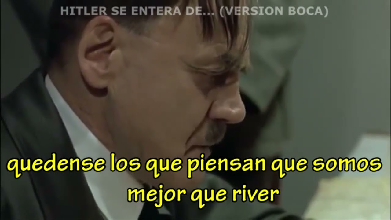 Hitler se entera de... (versi&oacute;n boca)