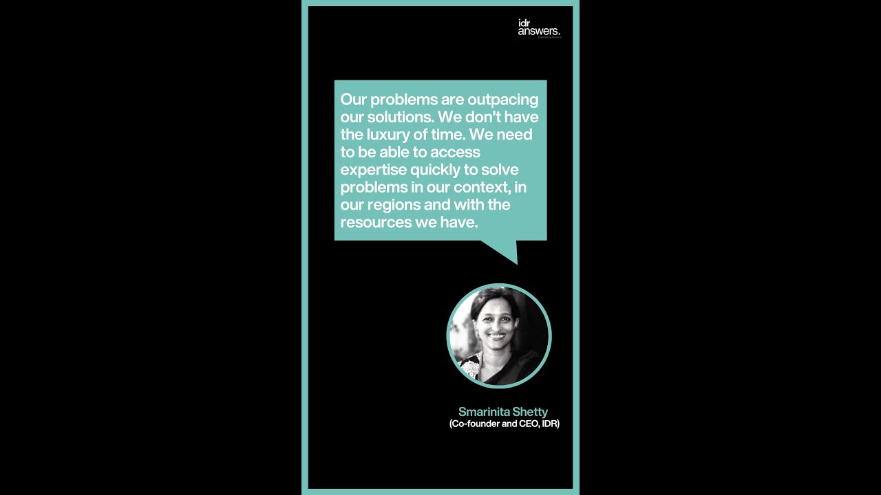 #IDRAnswers | Why we created something like IDR Answers and how you can benefit from it