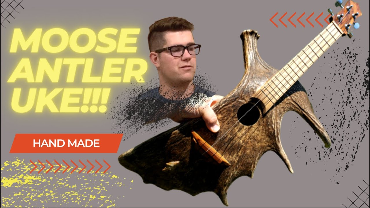 Moose Antler Ukulele Hand made
