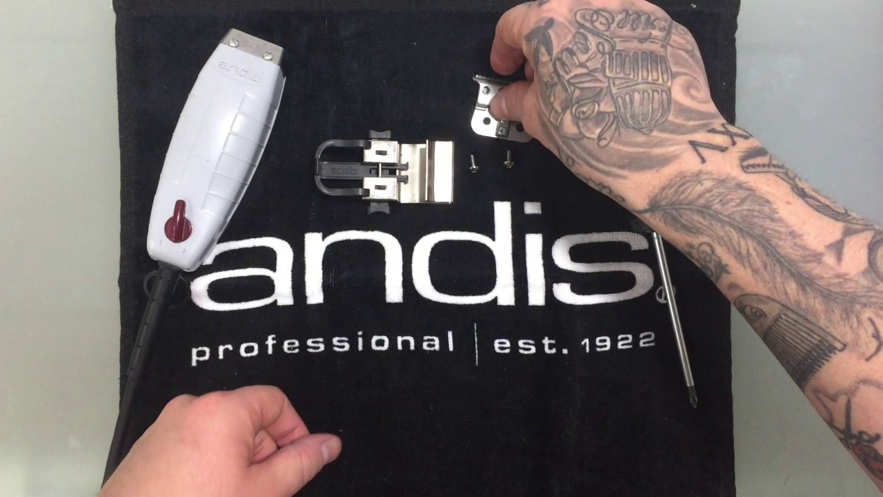 andis - Vde Rubert - Ajustando cuchillas T-Outliner con Zero Gapper Blade