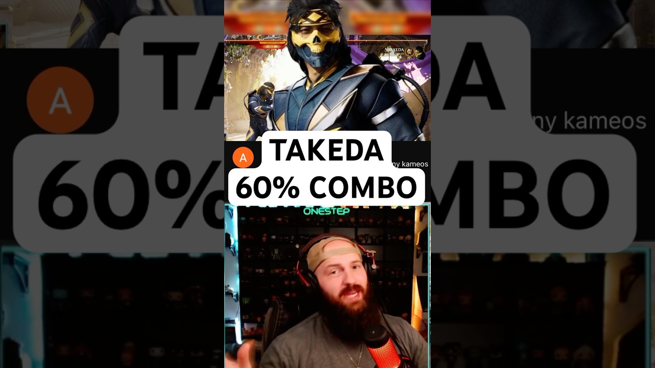 Комбо Такеды на 60% урона! | Mortal Kombat 1