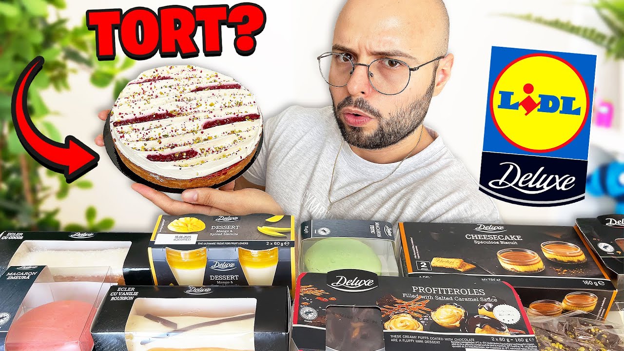 Am incercat TOATE PRAJITURILE de la LIDL DELUXE (170 de LEI)