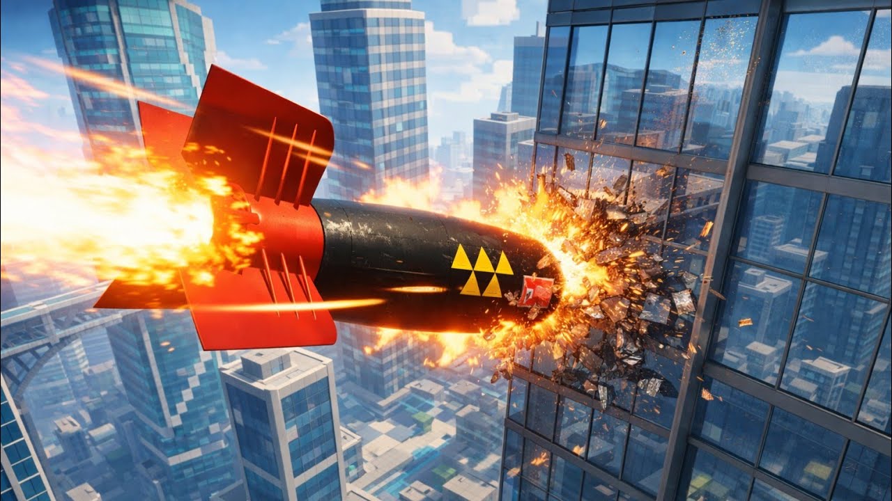 Tested 5 Nuclear Bombs in a City 😱 | Garry’s Mod
