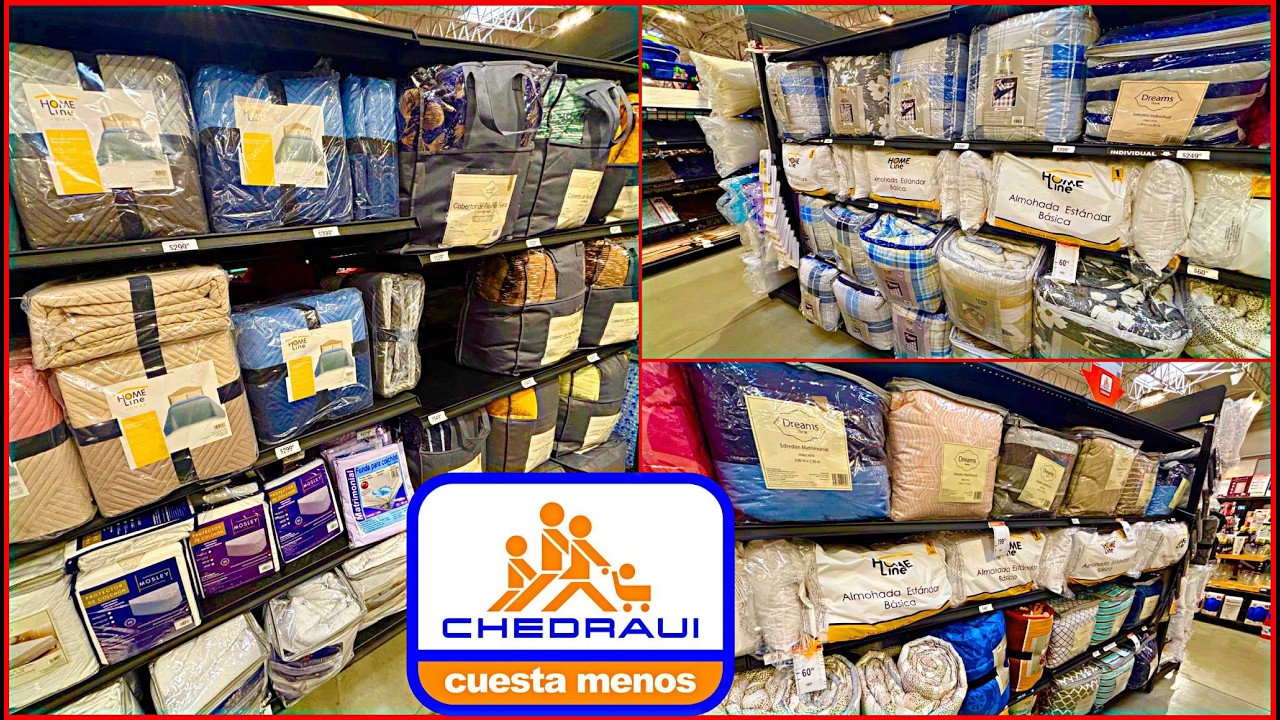 COJINES, EDREDONES, SÁBANAS, ETC. EN CHEDRAUI 🧡