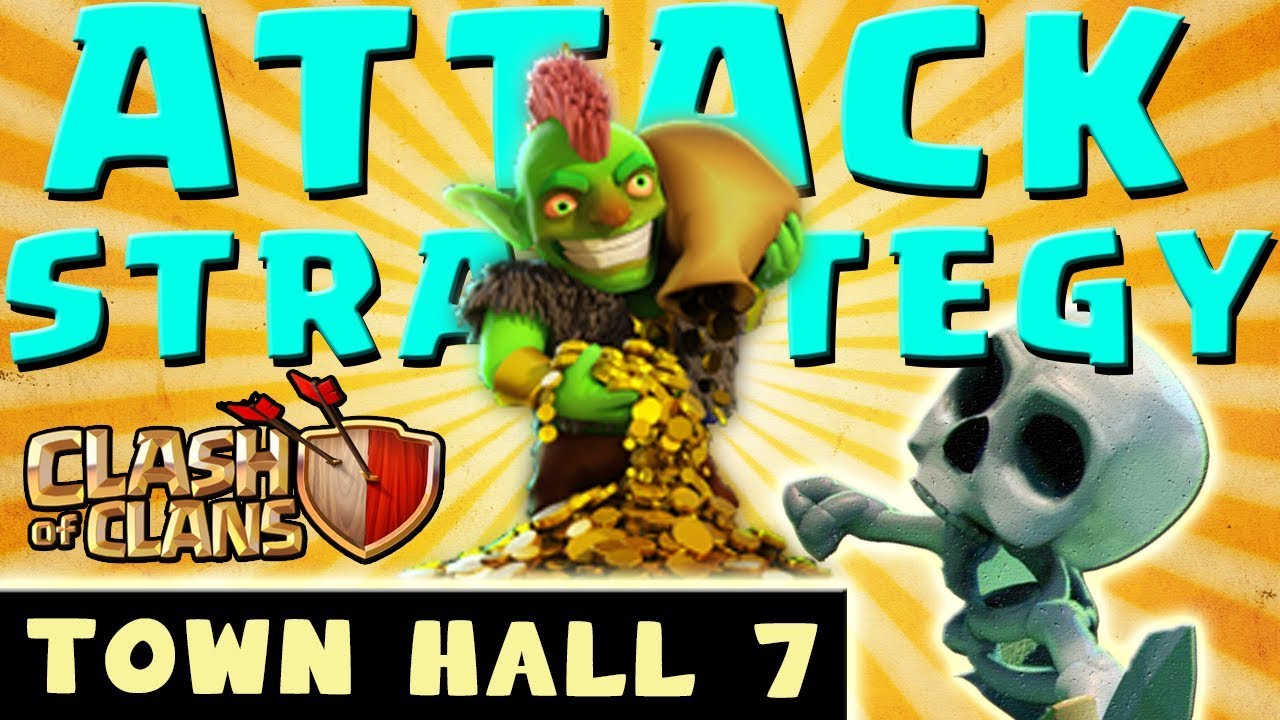 Best TH7 Farming Attack Strategy (Against Th8)