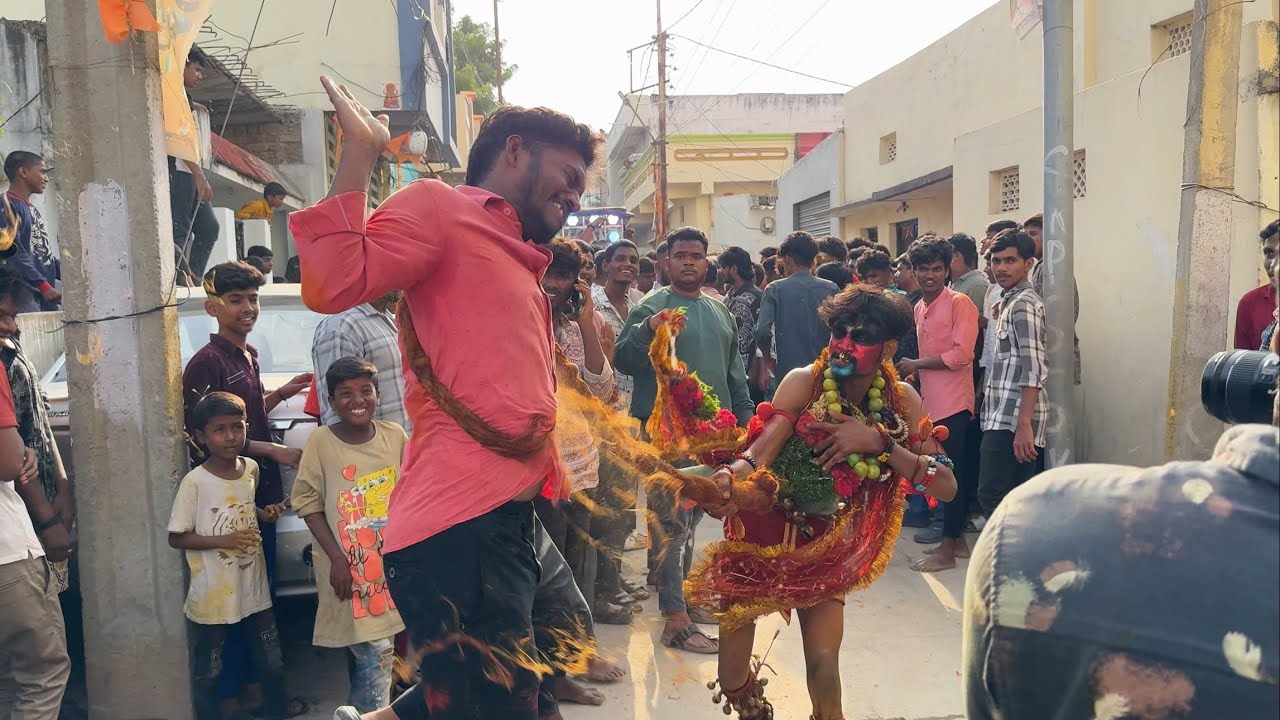 Pothuraju Beating Went Wrong 🤣 | Potharaju Reaction On Public | Secunderabad Bonalu 2024 #bonalu2024