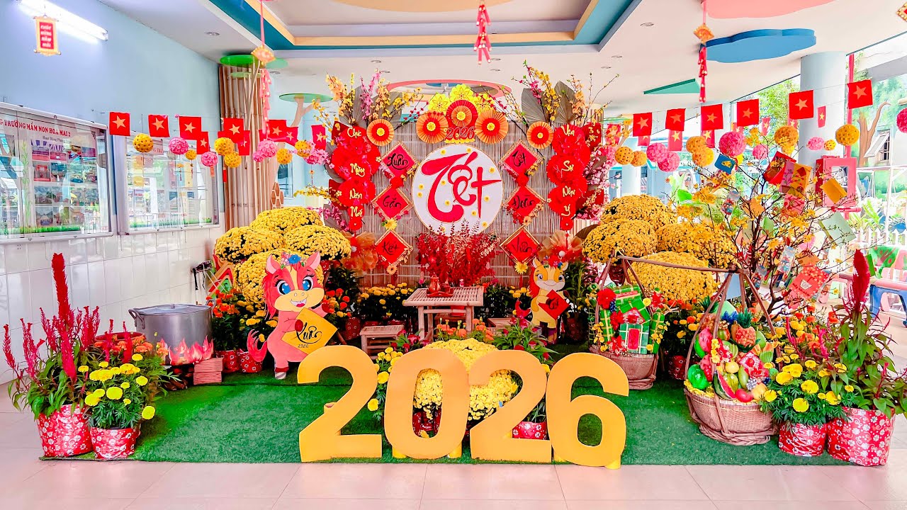 ẨM THỰC MỪNG XUÂN 2026 - BÍNH NGỌ -- MN HOA MAI 2 - TTH - HCM