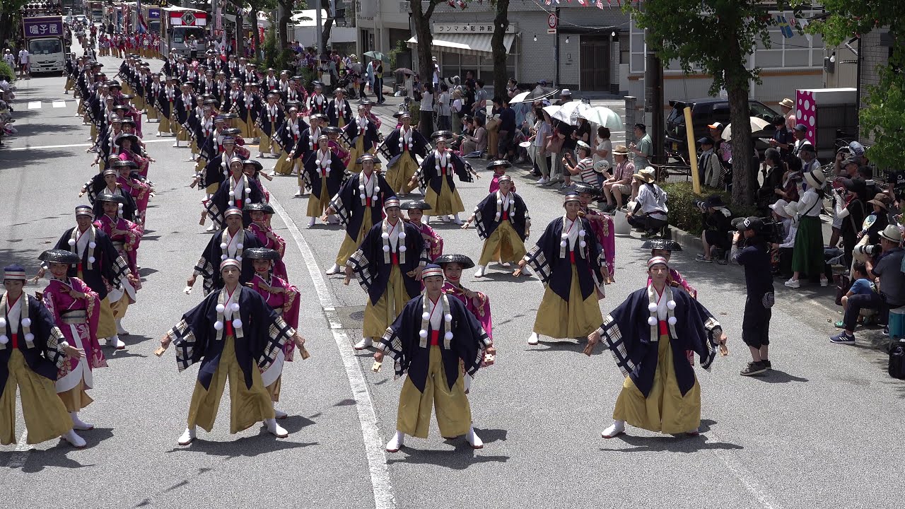 TACYON　タキオン　第65回よさこい祭り　本番1日目　梅ノ辻競演場　その1　SONY AX700　2918年8月10日