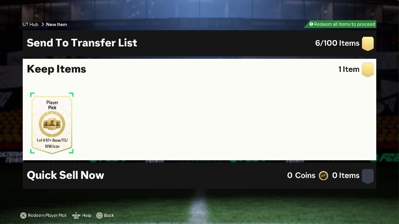 EA SPORTS FC 24 87 ICON PICK