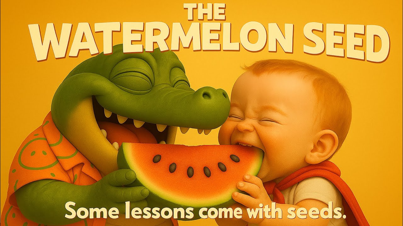 THE WATERMELON SEED 🎵 | Musical Animation Based on Greg Pizzoli's Book | Kling + VEO 3 | Kids Short