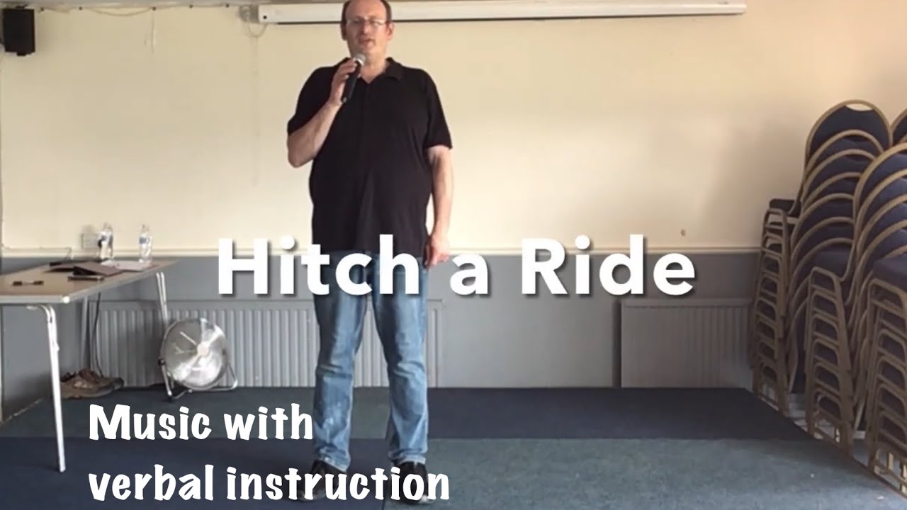 IMPROVER LINE DANCE LESSON 20 - Hitch a Ride - Part 2 - Music with verbal instruction