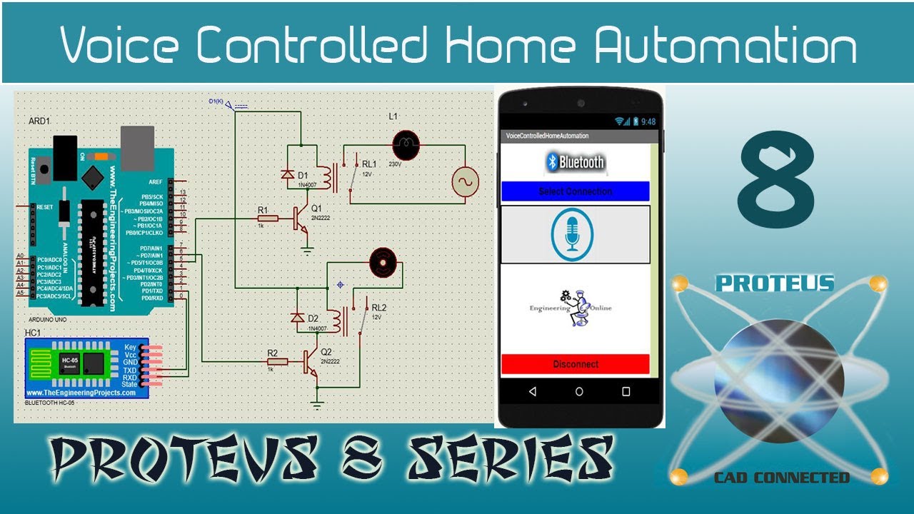 Voice Controlled Home Automation Using Arduino & Bluetooth Module | Android App on MIT APP Inventor