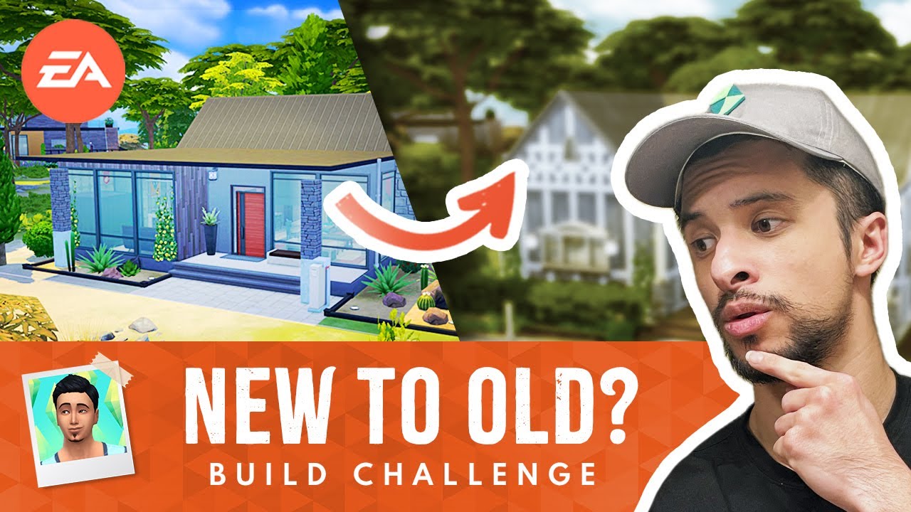 Can I Un-Modernize this Sims 4 EA House? Renovation Build Challenge