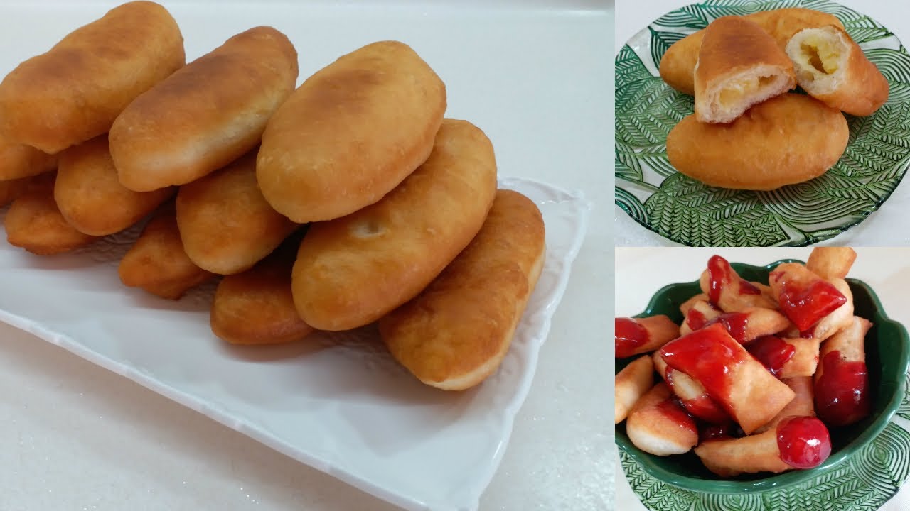 Petulla te mbushura super te buta qe nuk thithin vaj - Petulla ruse piroshki - İde  per mengjes