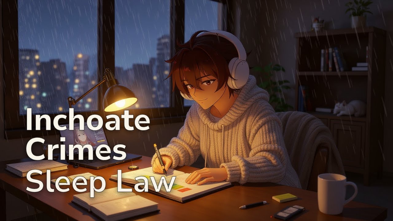 Learn Criminal Law In Your Sleep: Inchoate Offenses & Accomplices 💤📘