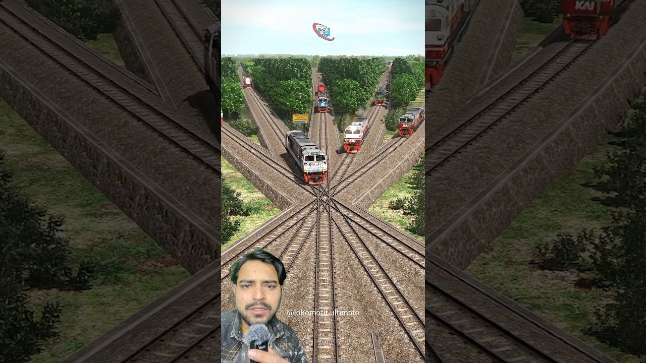 “Duniya Ka Sabse Confusing Railway Track 🤯 | Train Simulation” 