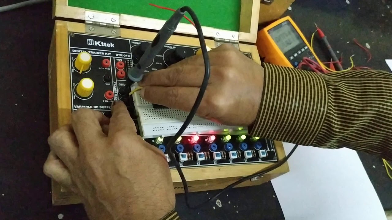 Verification of truth table of basic logic gates | LAB | V H Mankar |