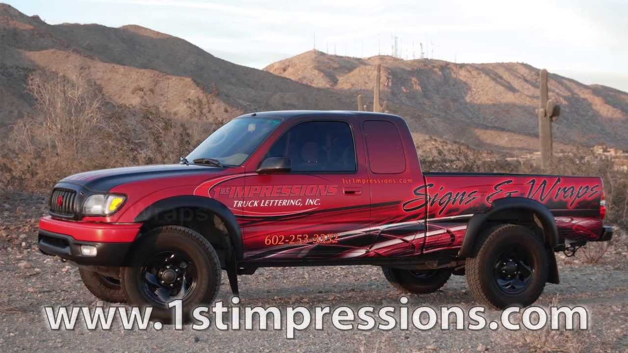 El Oeste Vintage Sign Remake and 1st Impressions Truck Lettering