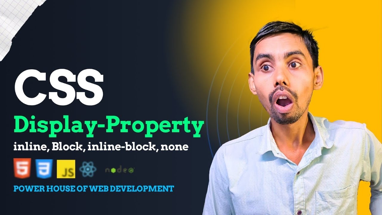CSS Display Property Tutorial in Hindi | Inline Block Elements Difference Kya Hai | Zadav Coding