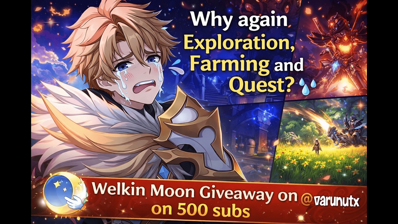 Why Is It Always Farming & Exploration? 🥲 Genshin Impact