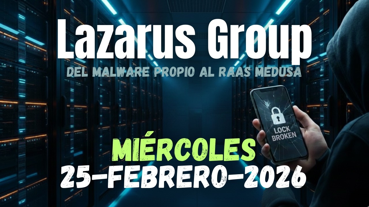 Resumen 25 feb: Lazarus-Medusa en salud, Anthropic-China por Claude y APT28-Europa en MacroMaze