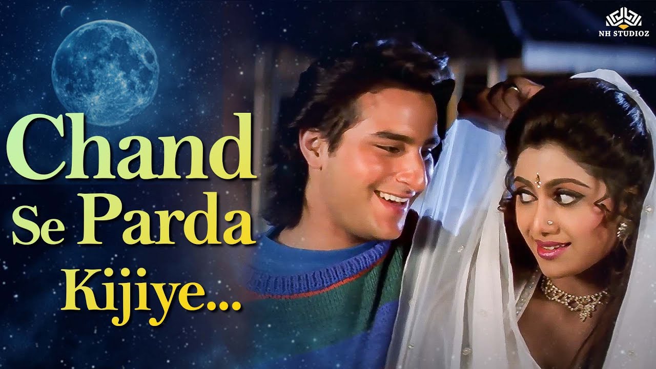 Chand Se Parda Kijiye l Kumar Sanu Hit Song l shilpa Shetty l Saif Ali Khan l 90s Love Song