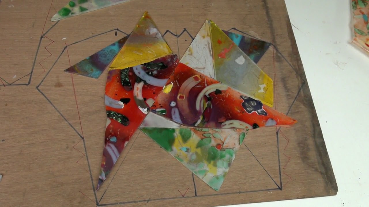 Fusing lampen van glas Peter Leeuwen
