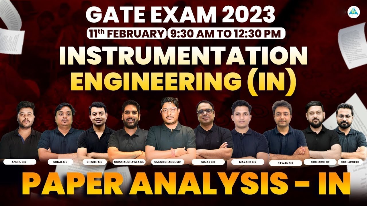 GATE Exam 2023 | Paper Solution | Instrumentation Engineering