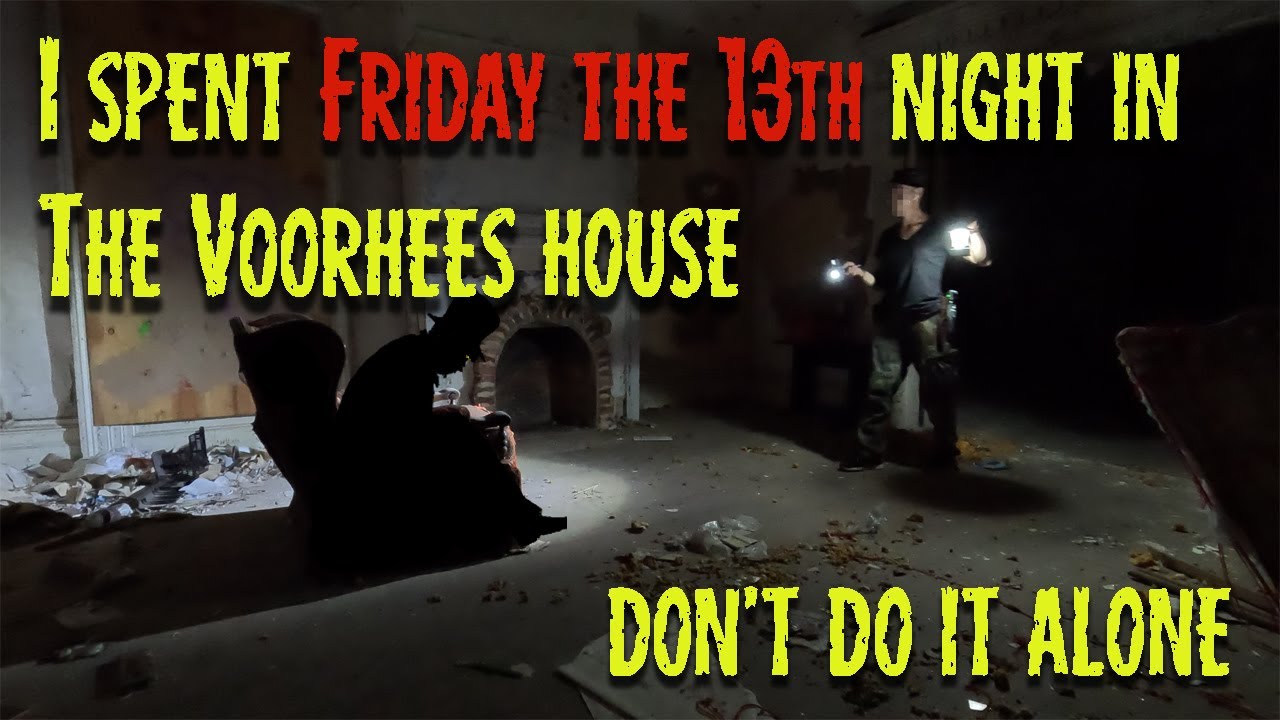 I SPENT NIGHT in the HAUNTED VOORHEES HOUSE!  CREEPY experiments