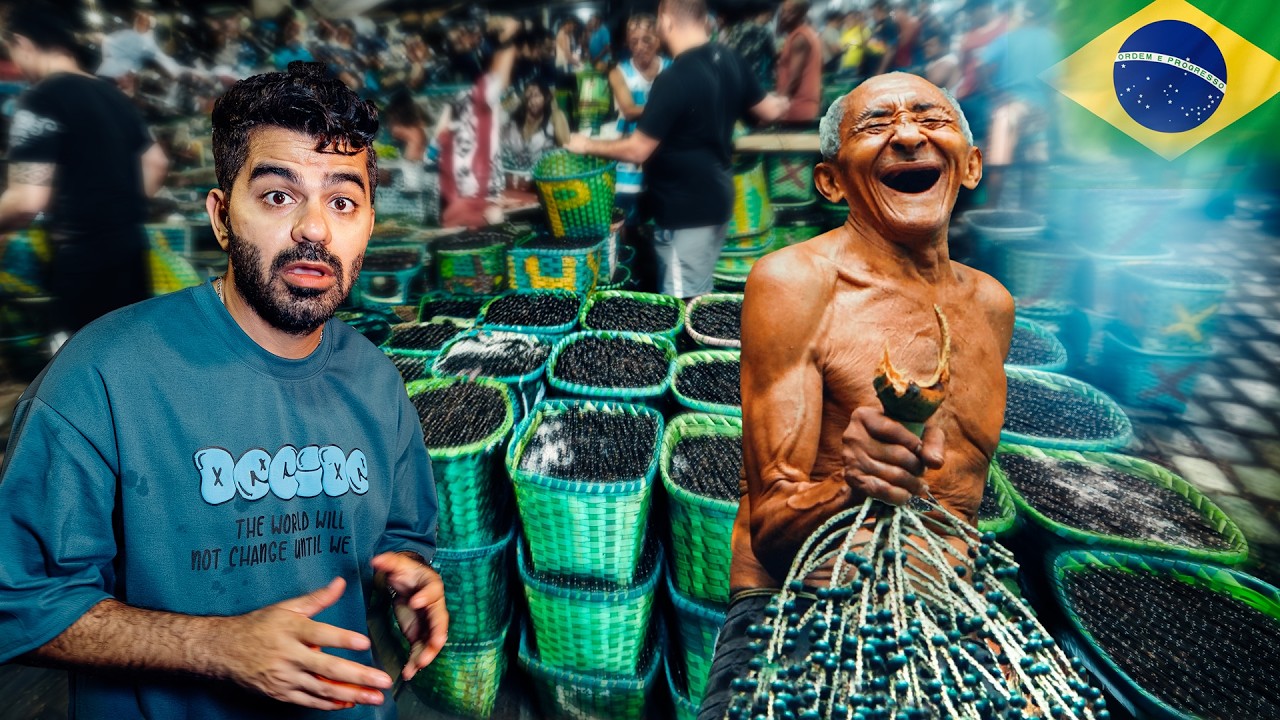 Невиданный СУПЕРФУД в джунглях Амазонки - в Белене, Бразилия 🇧🇷