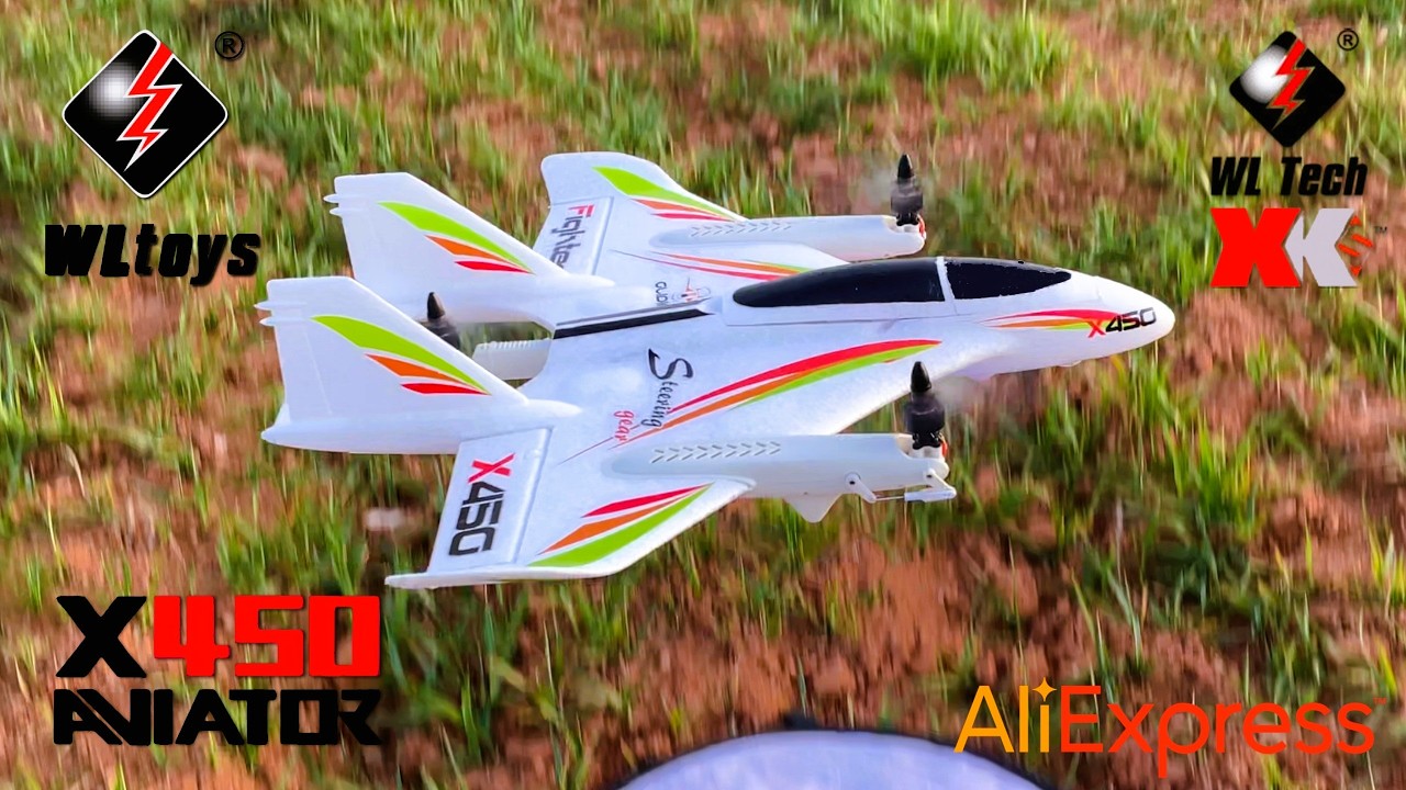 X450 AVIATOR EL AVION QUE DESPEGA COMO UN DRONE VTOL WLTOYS XK X450