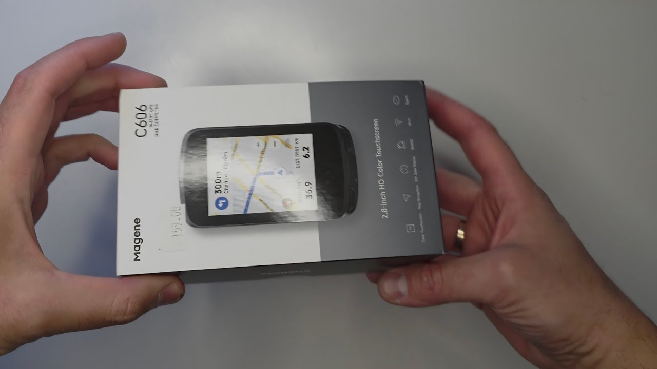 Unboxing Magene c606 gps bicycle computer 
