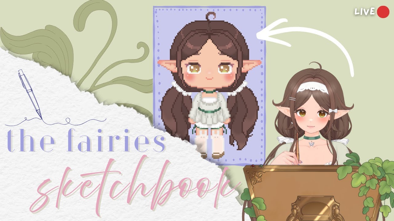 Making Myself As A Pixel Game Character ♡ Twitch VOD