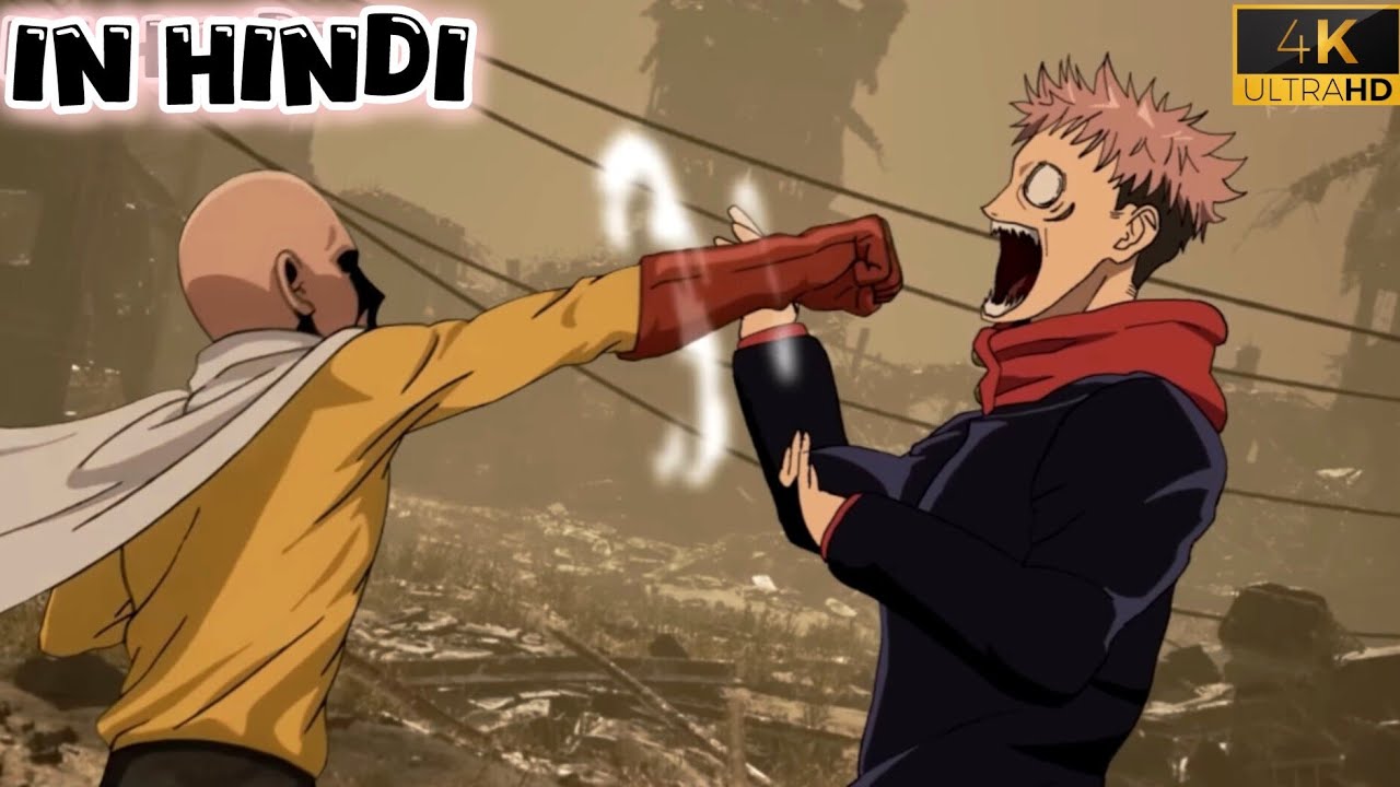 Saitama vs sukuna in hindi dubbed