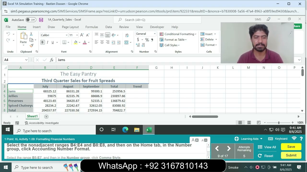 Excel 1A Simulation Training | Excel 1A Simulation Exam | Excel 1A and 1B Simulation Exam