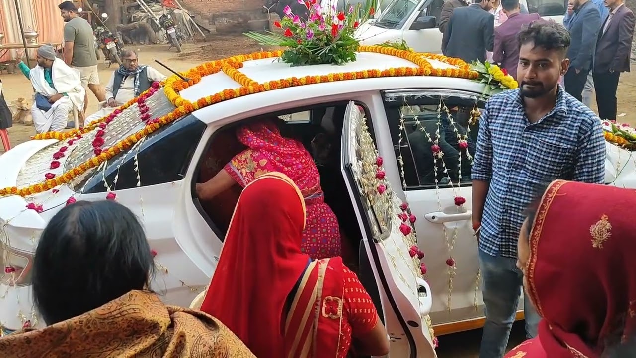बारात🎠 लेकर आ गए हम भाई की दुल्हनिया👰‍♀️ को लेने, Wedding day🎇भाभी का गृहप्रवेश🥳#payalvlogs#like 👍