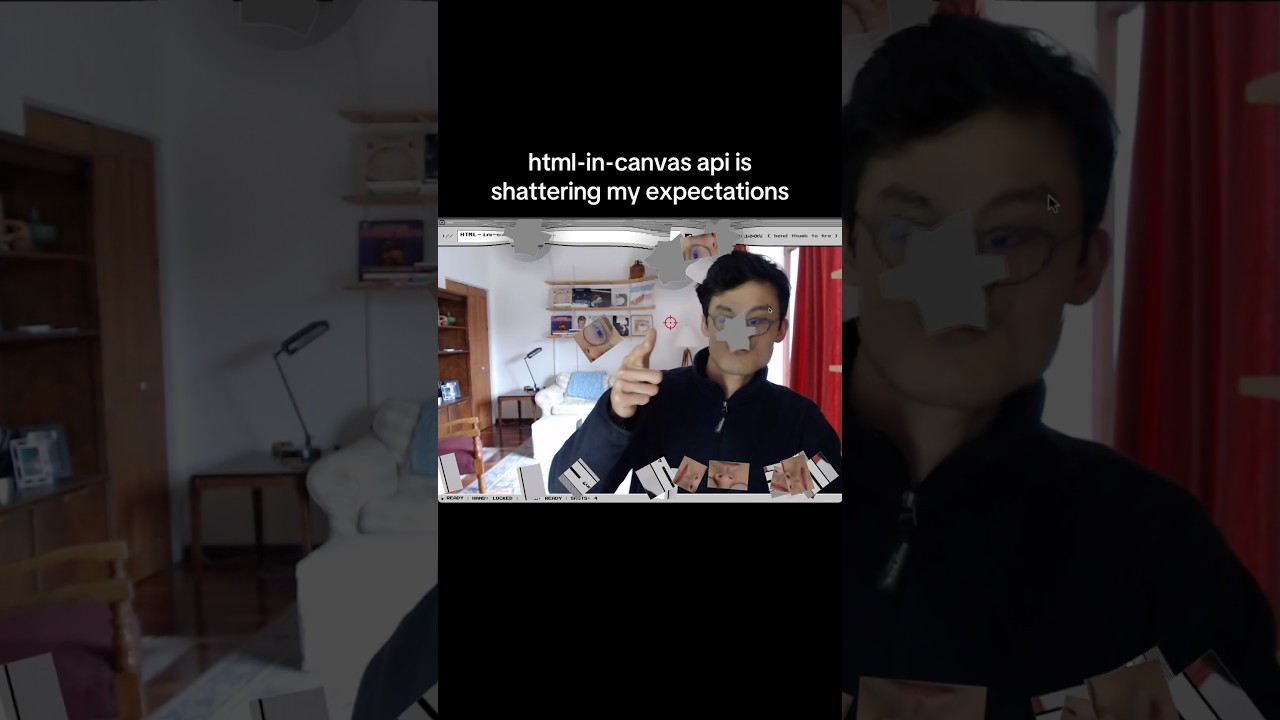 we can blast any website thanks to the new html-in-canvas API #creativecoding #cs #webdevelopment