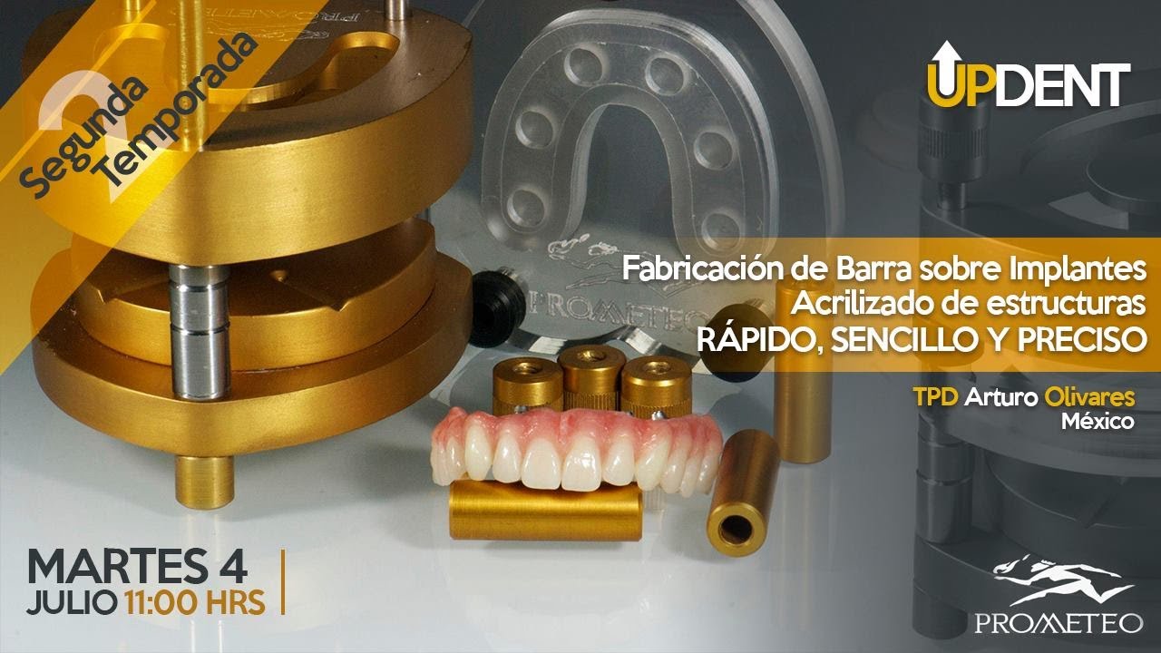 Fabricación de Barra sobre Implantes y Acrilizado de Estructuras.