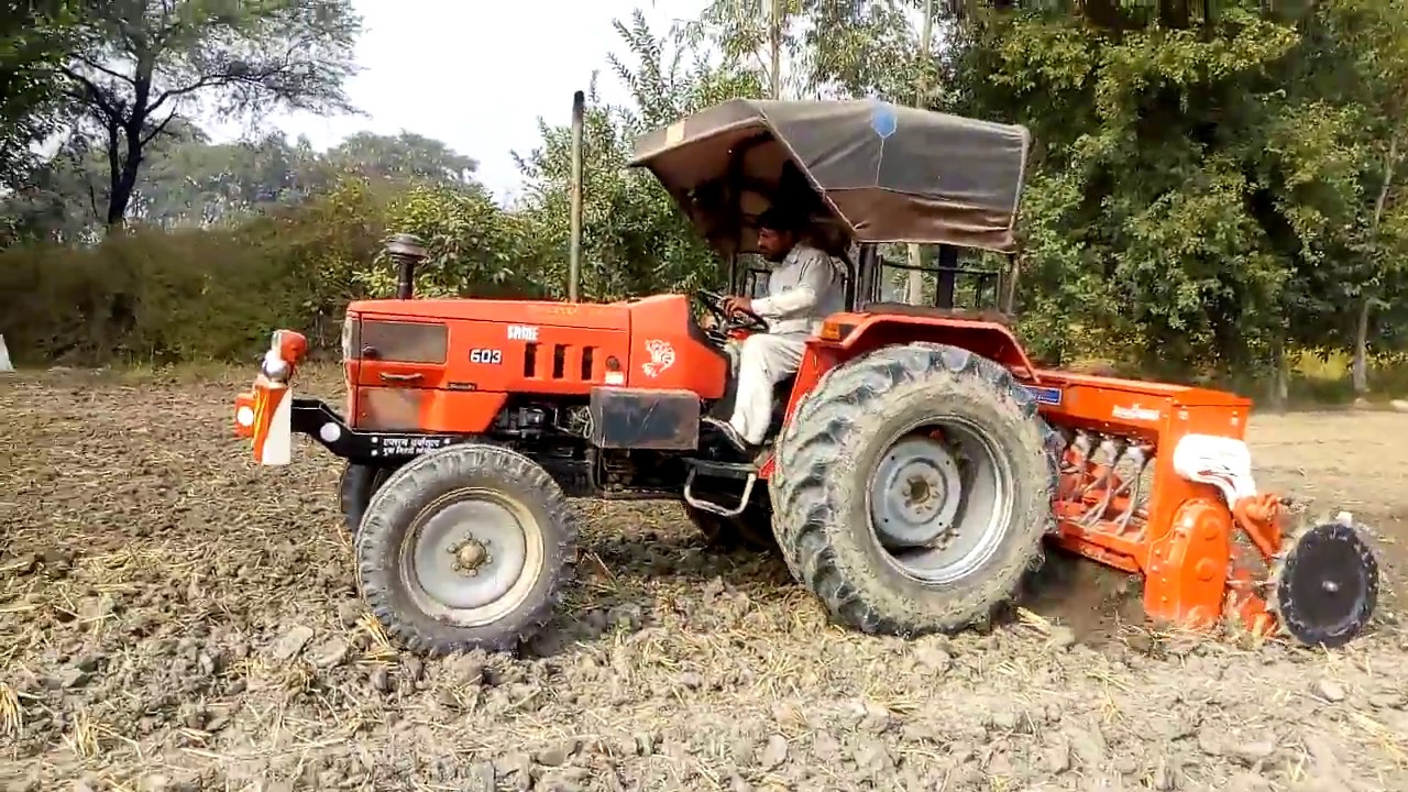 Same 603 tractor best performance with seed root machine