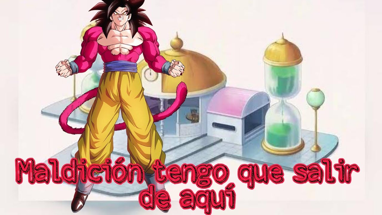 Goku encerrado en la habitación del tiempo película 1